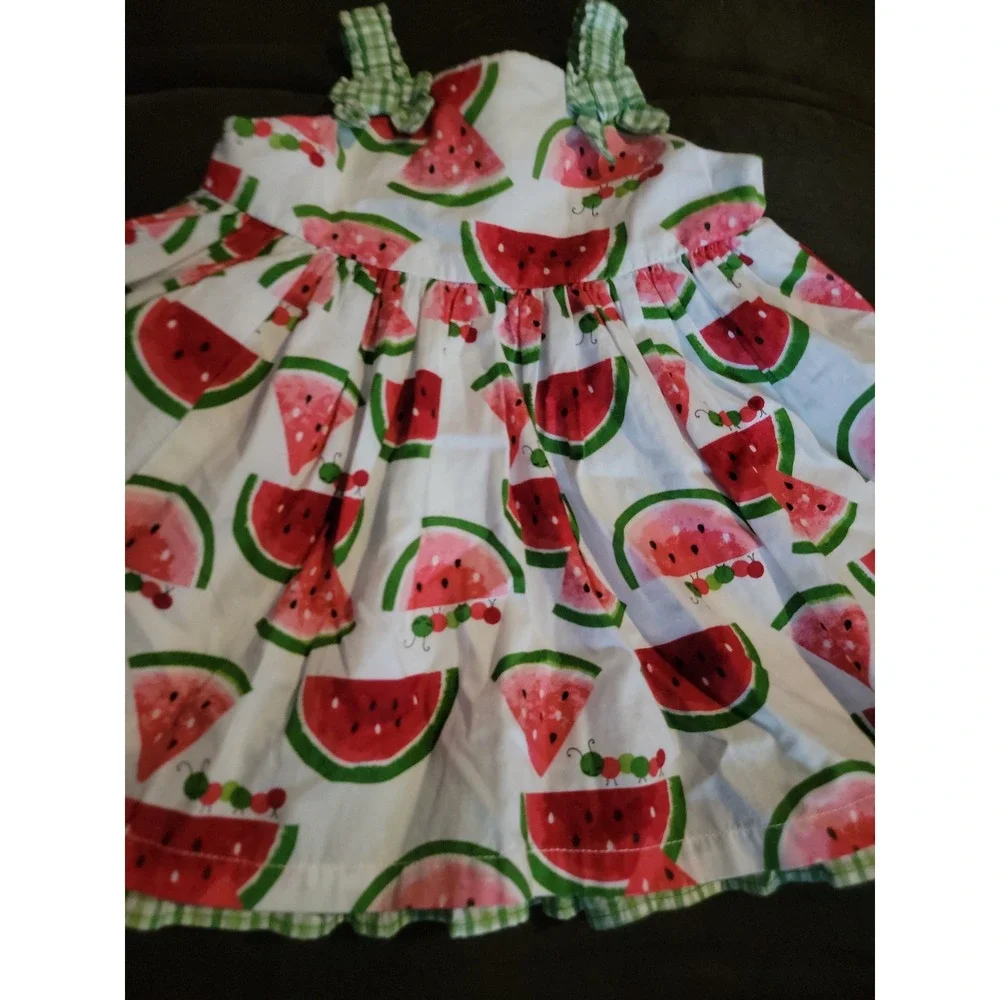Crazy 8 watermelon summer dress size‎ 6 12 months